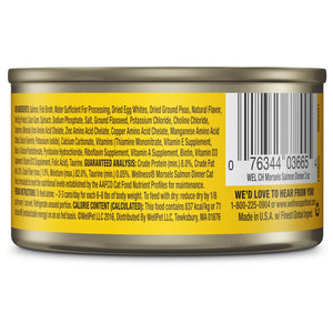 Wellness Complete Health Grain-Free Morsels Salmon Dinner Wet Cat Food Cans