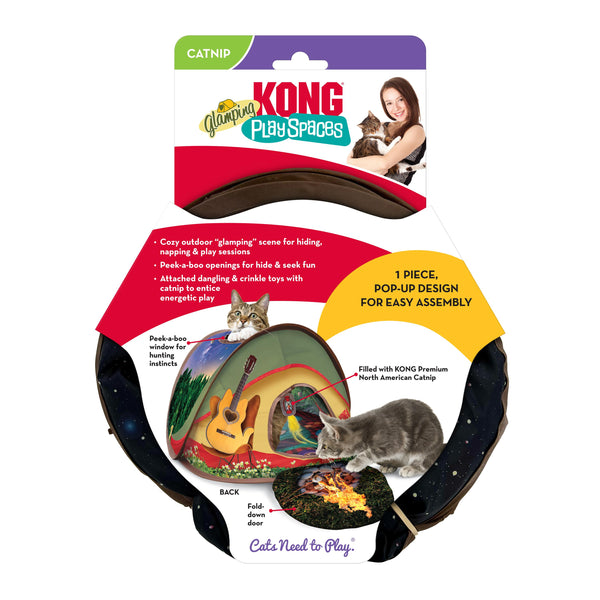 KONG Play Spaces Tente Glamping jouet pour chat