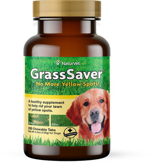 NaturVet GrassSaver Plus de taches jaunes ! Comprimés à croquer Supplément pour chien, 500 comprimés