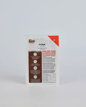 Just Raw Pork Complete Frozen Dog Food