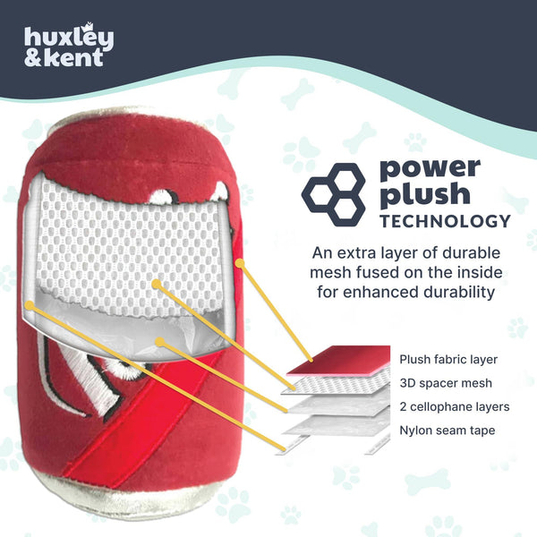Huxley & Kent Power Plush Fetchies Dell Pickle Dog Toy