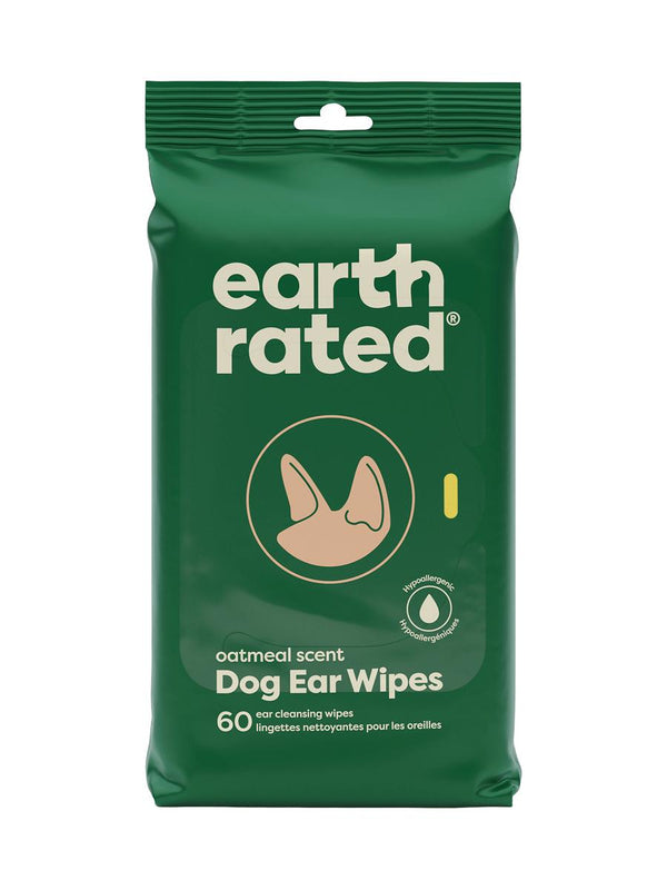 Earth Rated Oatmeal Scent Dog Ear Wipes