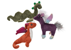 Multipet Mythical Creatures Dog Toy, Assorted