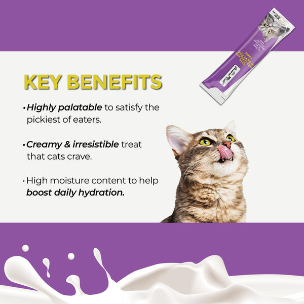 Fussie Cat Super Premium Tuna with Chicken in Goat Milk Puree Cat Treats