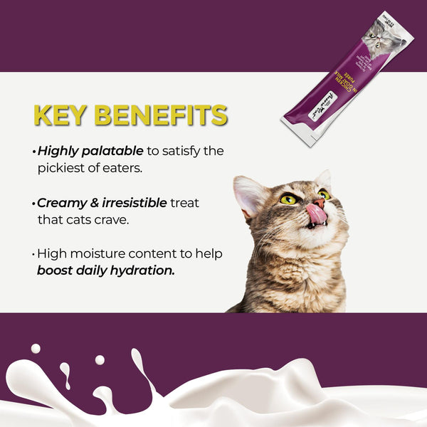 Fussie Cat Super Premium Chicken in Goat Milk Puree Cat Treats