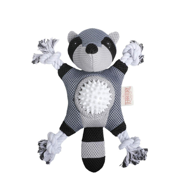 Original Territory Raccoon 2-in-1 Dog Toy
