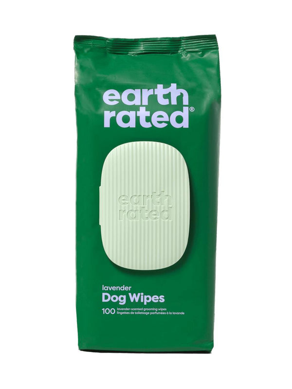 Earth Rated Lingettes sans parfum pour chien, végétales
