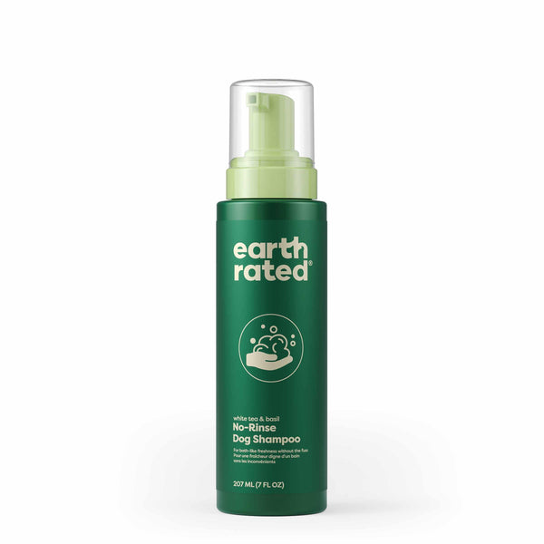Earth Rated White Tea & Basil No-Rinse Dog Shampoo
