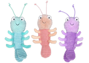 Multipet Margaritaville Gumbo Shrimp Dog Toy, Mini, Assorted