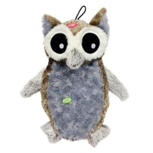PetRageous Ollie Owl Stuffless Body Dog Toy