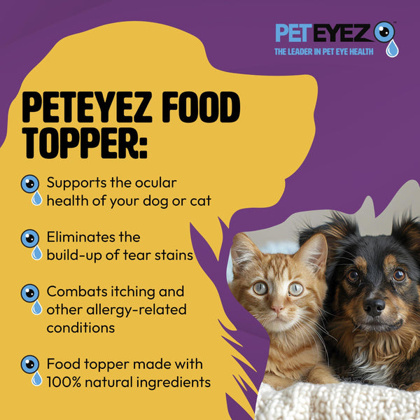 Pet Eyez Poudre Vitaminée Complément pour Chiens et Chats au Poulet