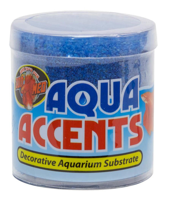 Zoo Med Aqua Accents Sable pour Aquarium, Bleu Ballistique
