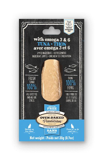 Oven-Baked Tradition Tuna with Omega 3 & 6 Fillet Cat Treats