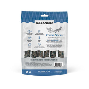 Icelandic+ Friandises pour chiens Bâtons combo Cabillaud & Myrtille