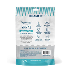 Icelandic+ Friandises entières pour chats Sprat