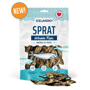 Icelandic+ Friandises entières pour chats Sprat