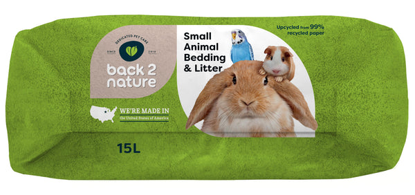 Back-2-Nature Litière et couchage pour petits animaux en granulés