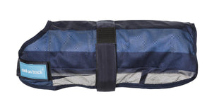Back on Track Cooling Dog Coat, Navy