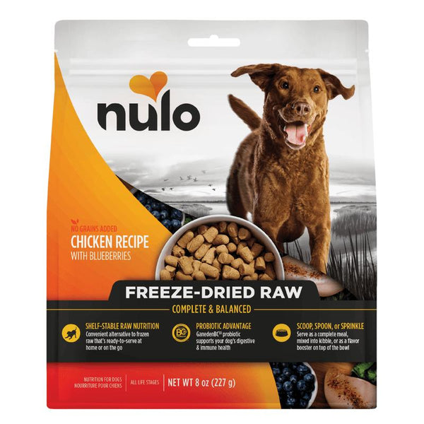 Nulo Freestyle Chicken with Blueberries Grain-Free Freeze-Dried Raw Dog Food