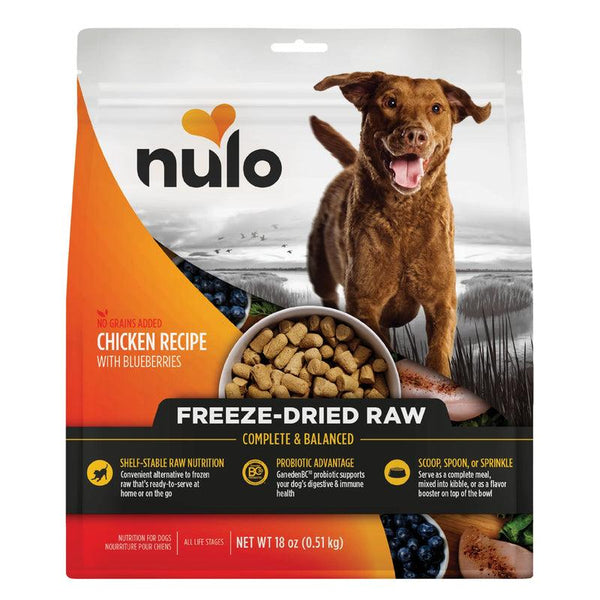 Nulo Freestyle Chicken with Blueberries Grain-Free Freeze-Dried Raw Dog Food