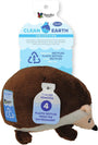Spunky Pup Clean Earth Hedgehog Plush Dog Toy
