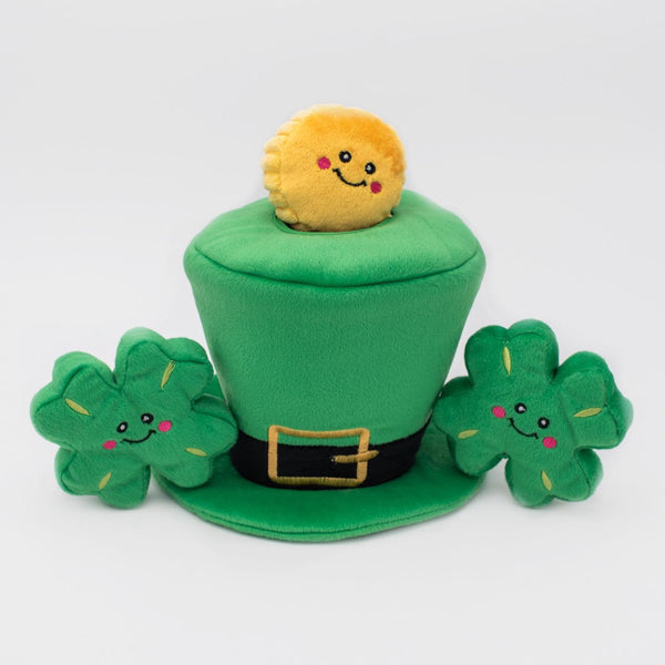 ZippyPaws Jouet pour chien Chapeau de leprechaun St. Patrick’s Burrow