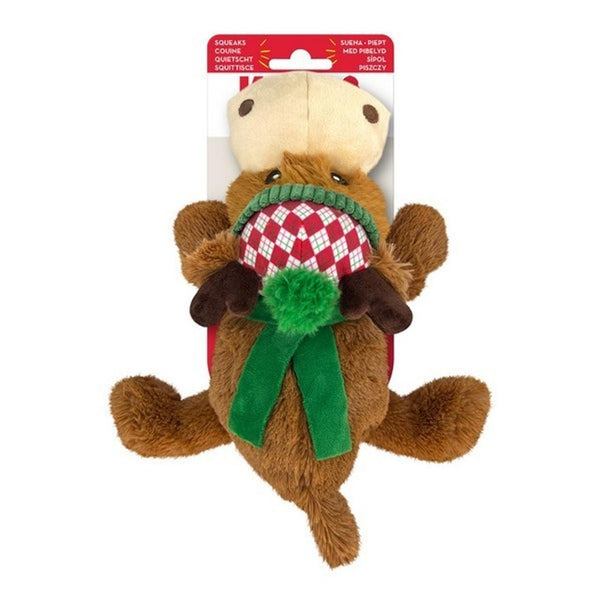 KONG Holiday Cozy Reindeer Dog Toy, Assorted