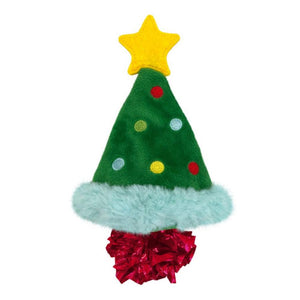 KONG Jouet chat sapin de Noël Crackles Holiday