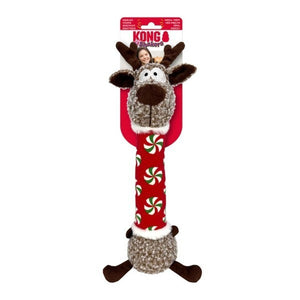KONG Holiday Shakers Luvs Reindeer Dog Toy