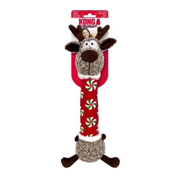 KONG Holiday Shakers Luvs Reindeer Dog Toy