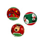KONG Holiday SqueakAir Balls Dog Toy, Medium