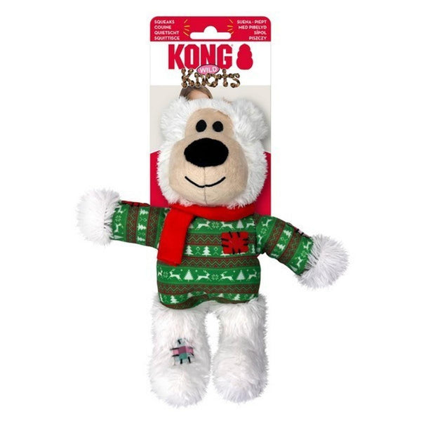 KONG Holiday Wild Knots Bear Dog Toy