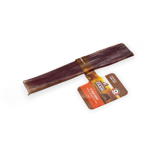 Natural Farm Jerky de bœuf pour chiens, 6 pouces