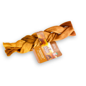 Natural Farm Bâtons tressés de joue de bœuf pour chiens, 6 pouces