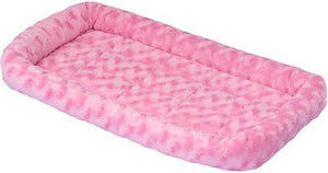 MidWest QuietTime Fashion Pet Bed & Crate Mat, Pink