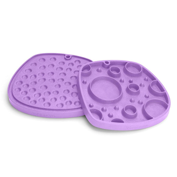West Paw Seaflex Feast Mat Bubbles Dog Slow Feeder, Lavender