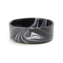 PetRageous Fancy Marble Stoneware Pet Bowl, Black. 5-in x 2-in