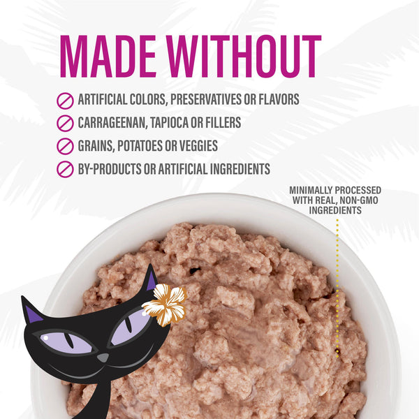 Tiki Cat After Dark Pâté doux au poulet, foie de poulet et caille, boîte de nourriture humide pour chats