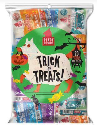 Plato Trick for Treats Halloween Variety Pack Dog Treats