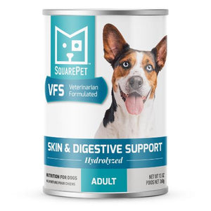 SquarePet VFS Skin & Digestive Support Hydrolyzed Wet Dog Food Can