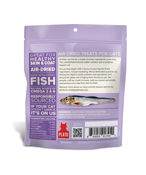 Plato Baltic Sprat Air-Dried Cat Treats