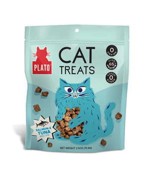 Plato Friandises pour chats séchées à l’air recette thon et saumon