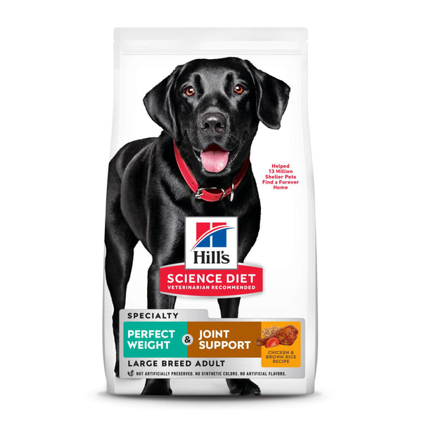 Hill's Science Diet Adult Large Breed Perfect Weight & Joint Support Chicken & Brown Rice Dry Dog Food