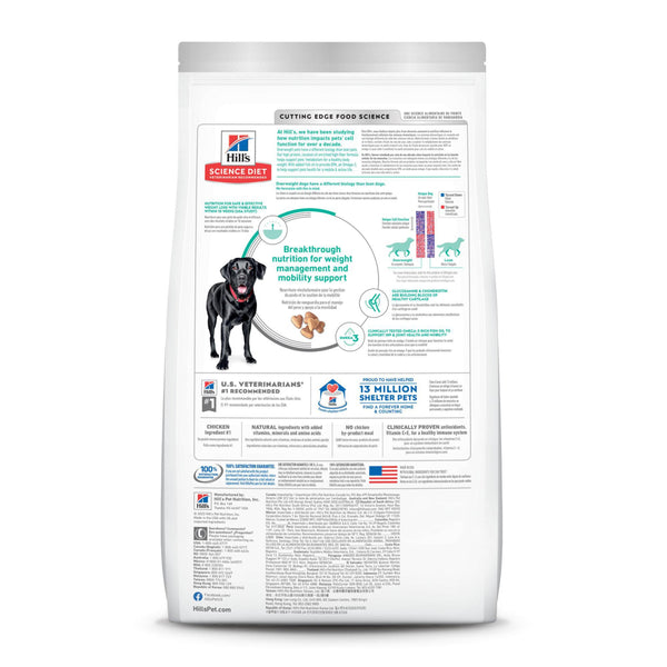Hill's Science Diet Adult Large Breed Perfect Weight & Joint Support Chicken & Brown Rice Dry Dog Food