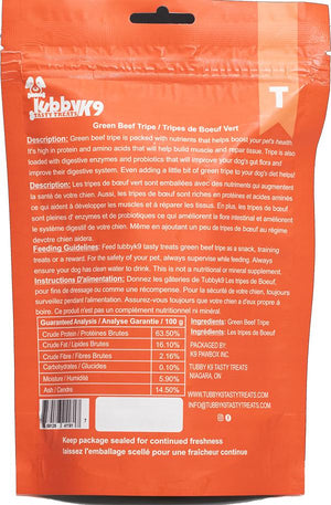TubbyK9 Beef Tripe Dog Treats