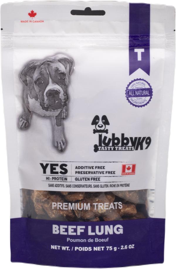 TubbyK9 Beef Lung Dog Treats