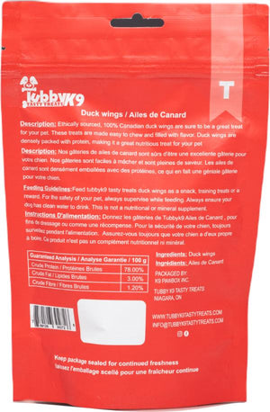 TubbyK9 Duck Wings Dog Treats
