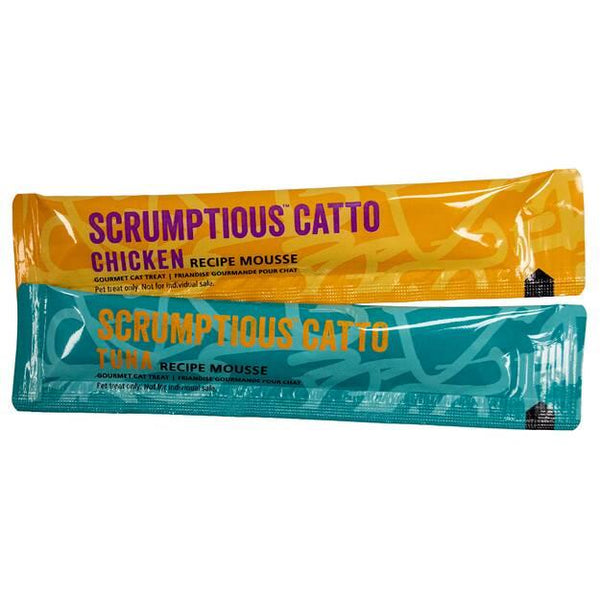 Scrumptious Catto Mousse recette poulet & thon pour chats