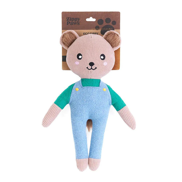 ZippyPaws ecoZippy Amis en feutre Benjamin l’ours Jouet pour chiens
