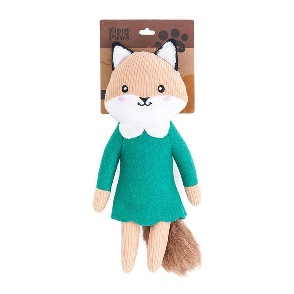 ZippyPaws ecoZippy Felt Friends Felicity the Fox Dog Toy